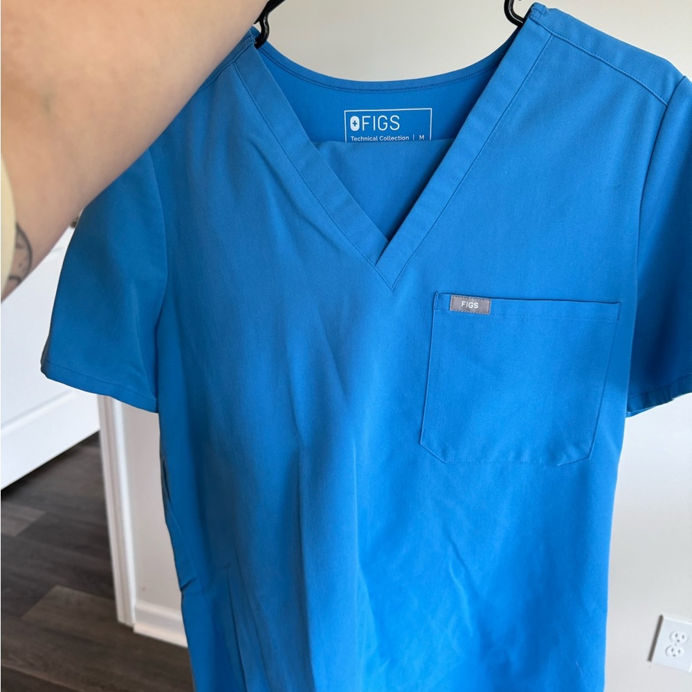 Figs Scrub Set Capri Blue M